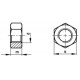 Piuliţă hexagonală DIN 934 Oțel Zincat termic |8| ISO metric